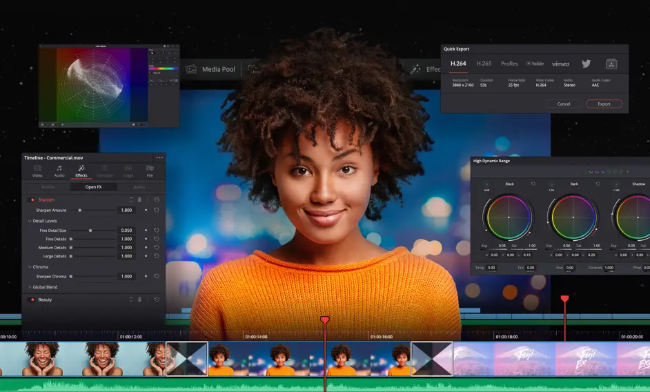 图片[1] - 达芬奇调色软件 DaVinci Resolve Studio v19.1.4.0011 中文学习版(Win&Mac) - 聚问天空网