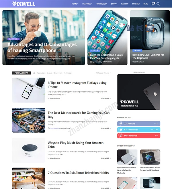 图片[3] - Pixwell主题 v10.0 – WordPress现代杂志主题 - 聚问天空网